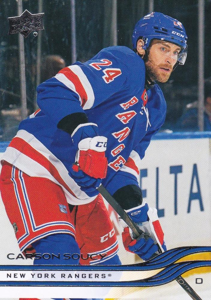 #370 Carson Soucy - New York Rangers - 2025-26 Upper Deck Hockey