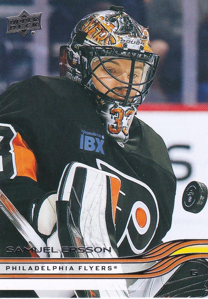 #380 Samuel Ersson - Philadelphia Flyers - 2025-26 Upper Deck Hockey