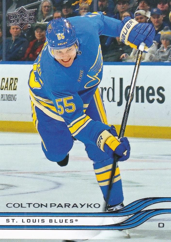#403 Colton Parayko - St. Louis Blues - 2025-26 Upper Deck Hockey