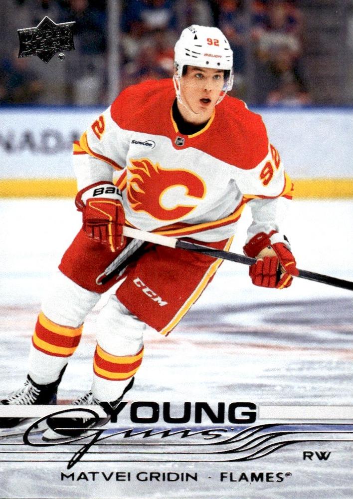 #466 Matvei Gridin - Calgary Flames - 2025-26 Upper Deck Hockey
