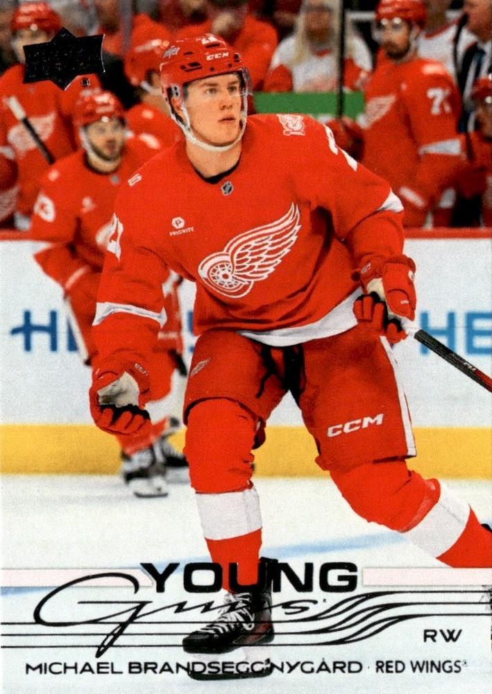 #492 Michael Brandsegg-Nygard - Detroit Red Wings - 2025-26 Upper Deck Hockey