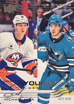 #500 Michael Misa / Matthew Schaefer - San Jose Sharks / New York Islanders - 2025-26 Upper Deck Hockey