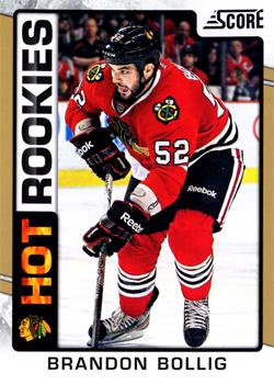 #515 Brandon Bollig - Chicago Blackhawks - 2012-13 Score - Gold Rush Hockey