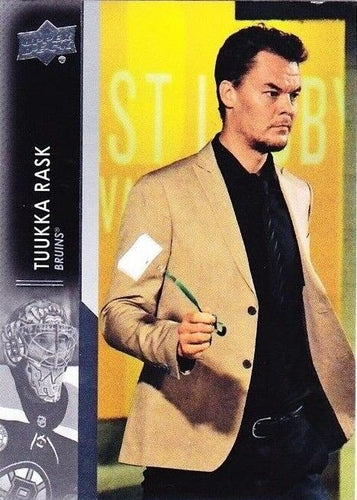#516b Tuukka Rask - Boston Bruins - 2021-22 Upper Deck Hockey