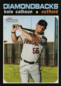 #517 Kole Calhoun - Arizona Diamondbacks - 2020 Topps Heritage Baseball