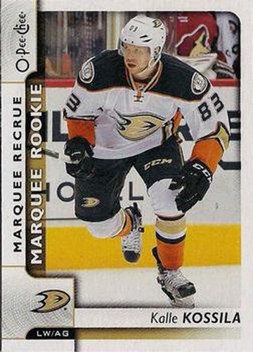 #517 Kalle Kossila - Anaheim Ducks - 2017-18 O-Pee-Chee Hockey