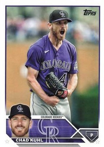 #517 Chad Kuhl - Colorado Rockies - 2023 Topps Baseball