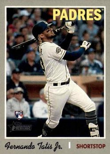 #517c Fernando Tatis Jr. - San Diego Padres - 2019 Topps Heritage Baseball