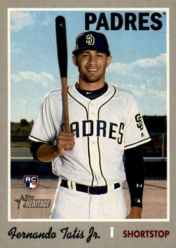 #517d Fernando Tatis Jr. - San Diego Padres - 2019 Topps Heritage Baseball