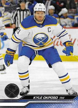 #518 Kyle Okposo - Buffalo Sabres - 2023-24 Upper Deck Hockey