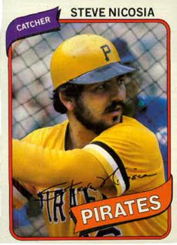 #519 Steve Nicosia - Pittsburgh Pirates - 1980 Topps Baseball