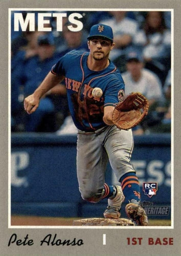 #519c Pete Alonso - New York Mets - 2019 Topps Heritage Baseball