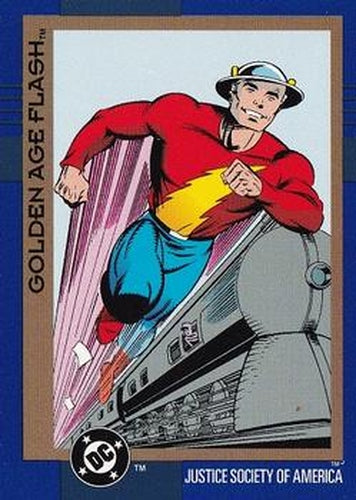 #51 Golden Age Flash - 1993 SkyBox DC Cosmic Teams
