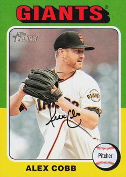 #51 Alex Cobb - San Francisco Giants - 2024 Topps Heritage Baseball
