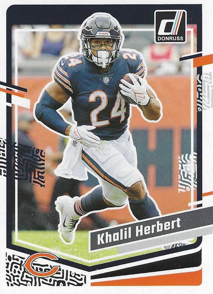 #51 Khalil Herbert - Chicago Bears - 2023 Donruss Football