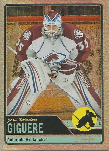 #51 Jean-Sebastien Giguere - Colorado Avalanche - 2012-13 O-Pee-Chee - Rainbow Hockey