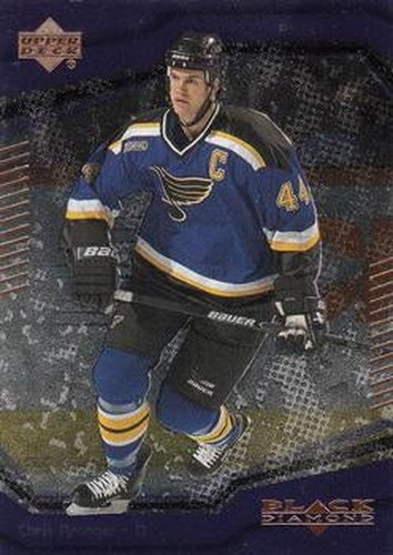 #51 Chris Pronger - St. Louis Blues - 2000-01 Upper Deck Black Diamond Hockey