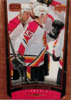 #51 Derek Morris - Calgary Flames - 1998-99 Upper Deck Gold Reserve Hockey