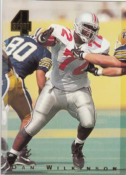 #51 Dan Wilkinson - Ohio State Buckeyes / Cincinnati Bengals - 1994 Classic Four Sport