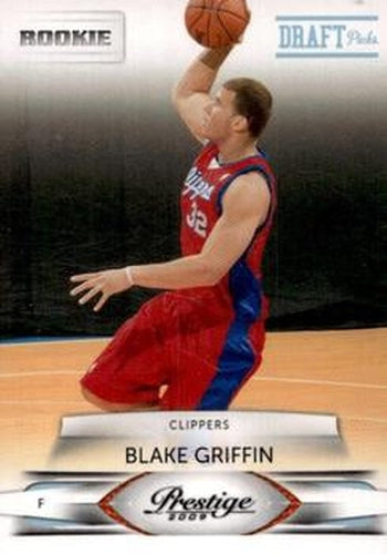 #201 Blake Griffin - Los Angeles Clippers - 2009-10 Panini Prestige - Draft Picks Light Blue Basketball