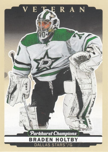 #51 Braden Holtby - Dallas Stars - 2022-23 Parkhurst Champions Hockey
