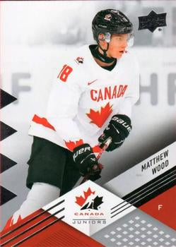 #51 Matthew Wood - Canada - 2024 Upper Deck Team Canada Juniors Hockey