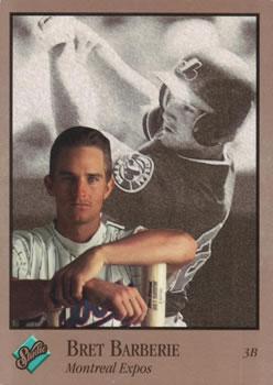 #51 Bret Barberie - Montreal Expos - 1992 Studio Baseball