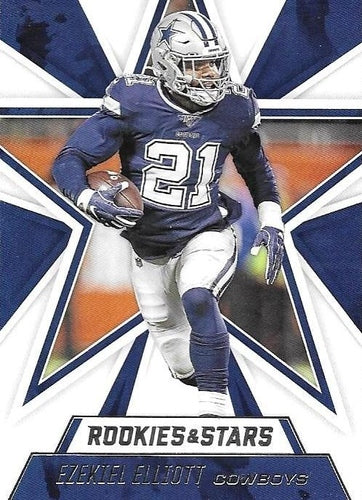 #51 Ezekiel Elliott - Dallas Cowboys - 2020 Panini Rookies & Stars Football