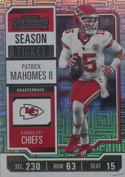 #51 Patrick Mahomes II - Kansas City Chiefs - 2023 Panini Contenders Football