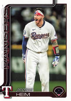 #51 Jonah Heim - Texas Rangers - 2025 Topps Baseball