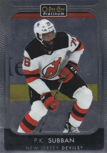 #51 P.K. Subban - New Jersey Devils - 2021-22 O-Pee-Chee Platinum Hockey