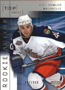#51b Bill Bowler - Columbus Blue Jackets - 2001-02 Upper Deck Top Shelf Hockey