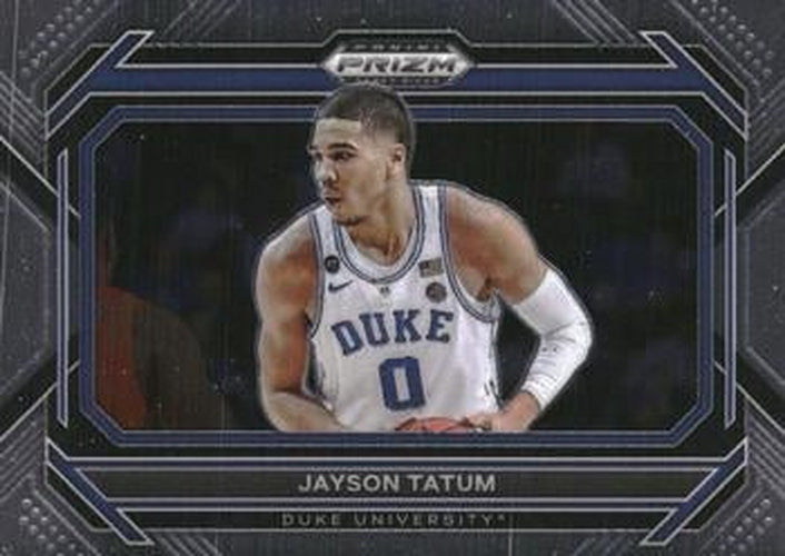 #51b Jayson Tatum - Duke Blue Devils - 2023 Panini Prizm Draft Picks Basketball