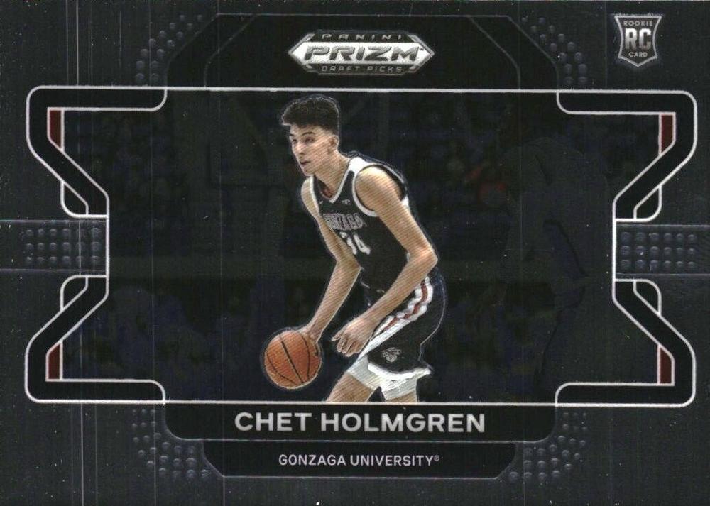 #51b Chet Holmgren - Gonzaga Bulldogs - 2022 Panini Prizm Draft Picks Basketball