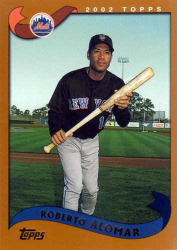 #520 Roberto Alomar - New York Mets - 2002 Topps Baseball
