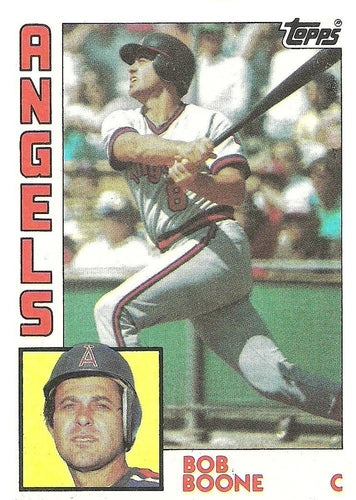 #520 Bob Boone - California Angels - 1984 Topps Baseball