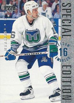 #SE126 Nelson Emerson - Hartford Whalers - 1995-96 Upper Deck - Special Edition Hockey