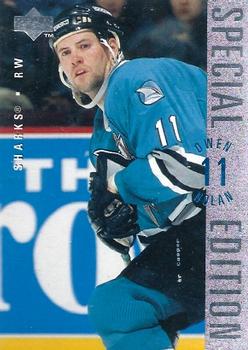 #SE163 Owen Nolan - San Jose Sharks - 1995-96 Upper Deck - Special Edition Hockey