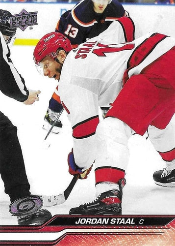 #523 Jordan Staal - Carolina Hurricanes -2023-24 Upper Deck Hockey