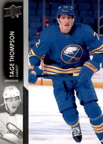 #524 Tage Thompson - Buffalo Sabres - 2021-22 Upper Deck Hockey