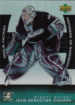 #GF6 Jean-Sebastien Giguere - Anaheim Mighty Ducks - 2005-06 Upper Deck McDonald's - Goalie Factory Hockey