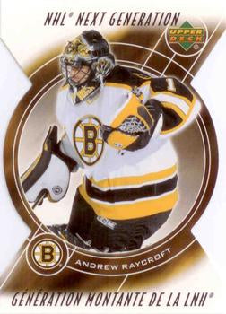 #NG1 Andrew Raycroft - Boston Bruins - 2005-06 Upper Deck McDonald's - NHL Next Generation Hockey