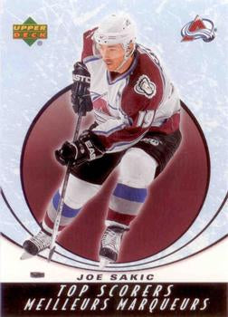 #TS3 Joe Sakic - Colorado Avalanche -2005-06 Upper Deck McDonald's - Top Scorers Hockey
