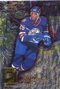#110 Mike Grier - Edmonton Oilers - 1996-97 Flair Hockey
