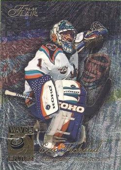 #115 Eric Fichaud - New York Islanders - 1996-97 Flair Hockey