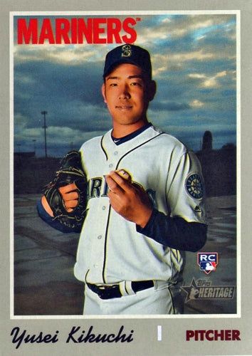 #526 Yusei Kikuchi - Seattle Mariners - 2019 Topps Heritage Baseball