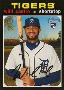 #526 Willi Castro - Detroit Tigers - 2020 Topps Heritage Baseball