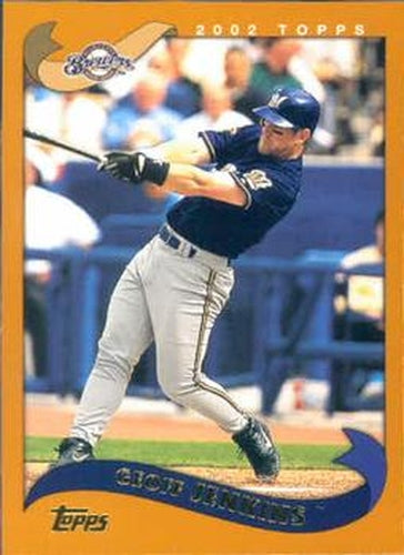 #527 Geoff Jenkins - Milwaukee Brewers - 2002 Topps Baseball