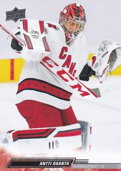 #528 Antti Raanta - Carolina Hurricanes - 2022-23 Upper Deck Hockey