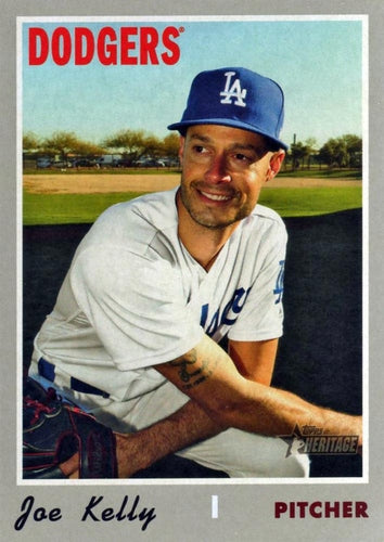 #528 Joe Kelly - Los Angeles Dodgers - 2019 Topps Heritage Baseball